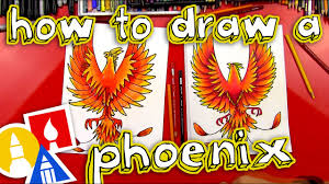 Follow these image steps to draw ord from dragon tales. How To Draw A Phoenix Youtube