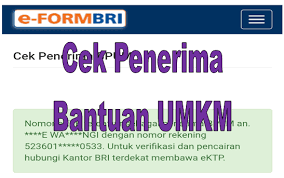 En son bpum bri'ye bakın umkm 2021, bpum bri umkm'nin alıcılarını bulmak için bir uygulamadır. Akses Https Eform Bri Co Id Terbaru Cek Penerima Bantuan Umkm Online Go Bizz Com
