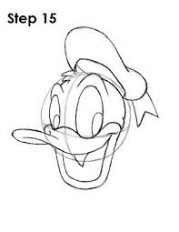 How To Draw Donald Duck Disney Character Drawings Donald Duck Drawing Disney Drawings Sketches
