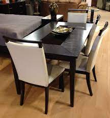 Get 5% in rewards with club o! Trishelle 6 Pc Dining Room Table With A Sleek Straight Line Contemporary Design Bathed In A Dark Espresso C Glass Top Dining Table Furniture Dining Room Table