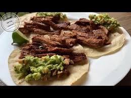 Tacos De Arrachera Youtube Tacos De Arrachera Comida Etnica Arrachera