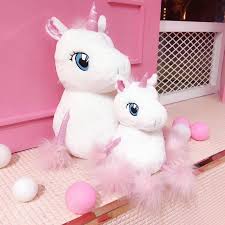 You can hug it at any time while resting, reading, and sleeping. Unicorn Plush Toys Soft And Fluffy Pink Unicorn Stuffed Toys