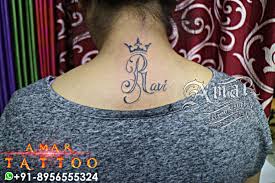 2020 Crown Name Tattoo By Amar Tattoo India Tattoo Advice Tattoos Girl Tattoos