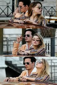 But now that they're embroiled in a nasty divorce, he's had a change of heart — and change of ink! Johnny Depp And Amber Heard On We Heart It Johnny Depp And Amber Johnny Depp Amber Heard Style