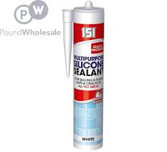 Wholesale 151 Multipurpose Silicone Sealant White 280ml | Pound Wholesale