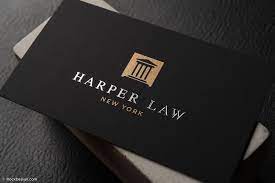 Choose from 25 printable design templates, like lawyer business card posters, flyers, mockups, invitation cards, business cards, brochure,etc. Professional Foil Stamped Lawyer Business Card Template Harper Law