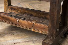 Oak and steel love each other don't they? Vintage Kitchen Island On Wheels Peppermill Interiors