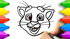 Tom and jerry coloring book. Proisrael Talking Tom Coloring Pages