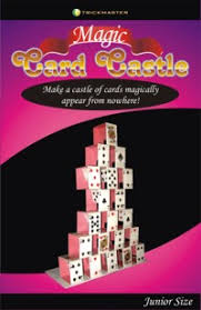Cardstock is a great option because it's flexible enough to go through a printer, meaning you can print the template directly on it, and it's thin enough that you can cut it with normal scissors. Card Castle Junior Size 19 99 Las Vegas Magic Shop Online Magic Shop
