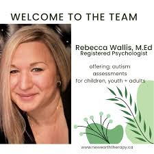 Meet 🌱Rebecca Wallis, M.Ed We are thrilled to welcome Becky to the New  Earth team! Becky is a Registered Psychologist who is offering Autism  Assessments with @newearth.kids as well as Autism Assessments