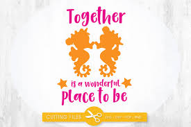 Download Together Is A Wonderful Place To Be Graphic By Prettycuttables Creative Fabrica Yellowimages Mockups