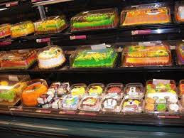 You can order cookies and cream, raspberry cream cheese, caramel pecan praline, rocky road and toasted coconut cakes along with many other flavors. American Style Cakes At Krogers Picture Of Blackshear Georgia Tripadvisor