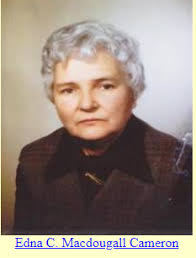 Edna C MacDougall Cameron (1918-2009)