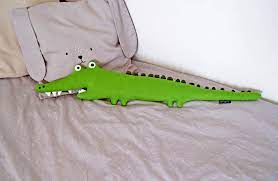 Stuffed Animal Albert Crocodile Stuffed Toys Jungle Animals Etsy Bed Pillows Decorative Plush Animals Baby Plush Toys