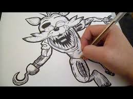 Stampa e colora.com ultima modifica: Disegno Speed Foxy Graffiti Five Nights At Freddys Youtube
