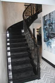The grey is the main color of the runner, while the black is the color of the two stripes on both sides of the runner. Black Stair Runner Houzz