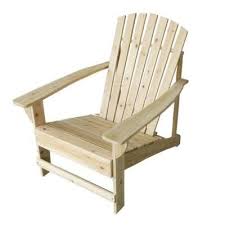 Unfinished Adirondack Patio Chair 11061 1 The Home Depot Adirondack Chairs Patio Patio Chairs Wood Patio Chairs