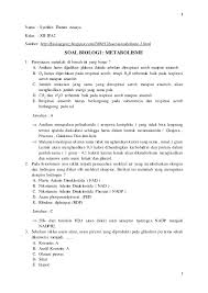 Prediksi soal un biologi sma terbaru tahun pelajaran 2016/2017. Download Soal Osn Biologi Sma 2016