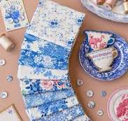 Fabric, SOMETHING BLUE Fat Quarter Bundle from Tilda Fabrics - 20 Pieces