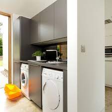 Depending on how much space you have between the door and ceiling, you could fit anything from towels to rain boots. Small Utility Room Ideas To Organise Compact Laundry And Utility Rooms