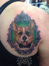 Corgis always want to please and make its owners truly happy. Guerramarz Corgi Corgi Bow Tie Monocle Portrait Frame Dogs
