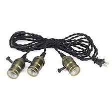 Cc 2830 Socket Pendant Light Cord Kit On Cloth Cord Pendant Light Kit Wiring Free Diagram
