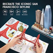 We did not find results for: Cubicfun 3d Puzzles For Adults Kids Led San Francisco Cityline Collection Model Kits Lighting Architecture Toys Gifts For Women Men Golden Gate Bridge 555 California Street And Other Sf Landmarks Pricepulse