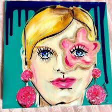 Iconic Women Pop Culture Art