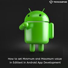 How To Set Minimum And Maximum Value In Edittext In Android App Development Android App Development App Development Ios App Development