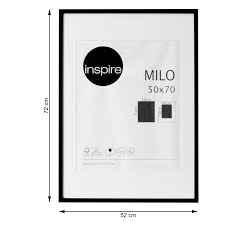 Το πιο φιλικό club προνομίων για το σπίτι! Cadre Milo L 50 X H 70 Cm Noir Leroy Merlin