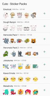 Share personal whatsapp stickers with your own pictures. Wastickerapps Cute Stickers Paid 8 0 Free Download