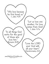 Hearts and flowers for valentine's day are the perfect time to break out the pink and red crayons! Valentine S Day Bible Verse Printables Bible Story Printables