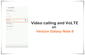 My verizon > my device > view all. How To Enable Video Calling And Volte On Verizon Galaxy Note 8