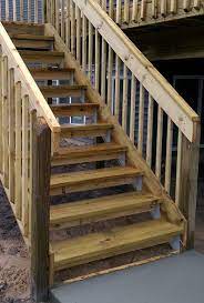 Deck Stairs Using I Stair Deck Brackets Building A Deck Deck Stairs Stairs