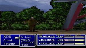 You cannot control vincent while he is morphed, and one of two possible effects is picked randomly for each attack. Final Fantasy Vii Is A Weird Ass Game Final Fantasy Vii Giant Bomb