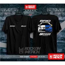 Jual kaos otomotif desain terbaru 2020 kaskus archive sumber archive.kaskus.co.id. Kaos Baju Mobil Honda Brio X Spoon Sports Kaos Otomotif Honda Rock On Shopee Indonesia
