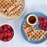 healthy waffles from www.yummytoddlerfood.com
