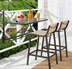 Bar Height Bistro Sets In 2020 Outdoor Bar Sets Fold Down Table Balcony Bar
