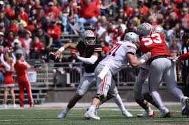 Gray Takes Spring Game 35 17 Ohio State Buckeyes