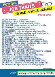Infographic Which Of These Adjectives Suit Your Personality Job Resume Job Interview Tips Job Interview Questions