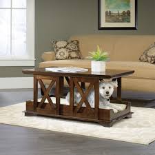 Built from solid pine and manufactured wood, this crate sports a clean, contemporary look that fits. Coffee Table With Dog Crate Bltcollege In