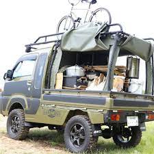 悔しいけど カッコイイ まさかの 軽トラキャンプ スタイルが今の最前線 camp hack キャンプハック トラックでキャンプ 荷台 キャンプ