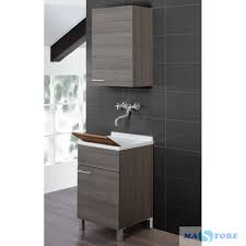 Nella sezione relativa alle offerte e alle promozioni di articoli da bagno: Mastore Arredo Bagno Vendita Online Composizione Pensile Lavatoio Mobile Bagno Rovere Scuro 50 Cm