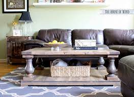 Featuring legs from carolina leg company and a double stained rustic & weathered finish. Diy Restoration Hardware Coffee Table