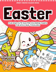 306 1 4 tired of boring old crayon. Easter Coloring Book For Kids Ages 4 8 55 Fun And Easy Easter Coloring Pages Easter Book For Kids Easter Gift For Kids Toddlers And Preschool Books Ernest Creative Holidays 9798621858926 Books Amazon Ca