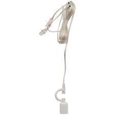 Allen Roth White Metal Swag Light Kit With Cord In The Swag Light Kits Department At Lowes Com