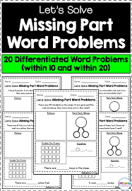 1st grade word problems task cards | first grade. Missing Part Word Problems Within 10 And Within 20 Word Problems Subtraction Word Problems First Grade Math