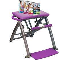 Pilates Pro Chair With 4 Dvds By Life S A Beach Qvc Com Pilates Chair At Home Gym Pilates