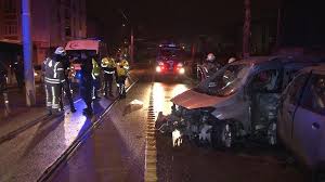 İstanbul'da kuzey marmara otoyolu'nda otobüs kazası meydana geldi. Tramvay Yolunda Trafik Kazasi 1 I Agir 5 Yarali Son Dakika Haberleri