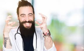 He never left me alone at any stage of the. Doctor With Long Hair Wearing Medical Coat And Stethoscope Shouting Frustrated With Rage Hands Trying To Strangle Yelling Mad Fear Young Stock Photo 242835044